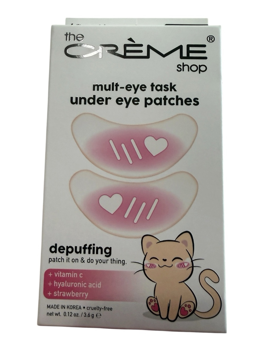 The Crème Shop Depuffing Multi-Eye Task Under Eye Patches - Pink